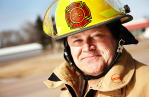 Firefighter Dave Jorgenson